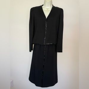 Albert Capraro vintage wool 2pc dress/suit